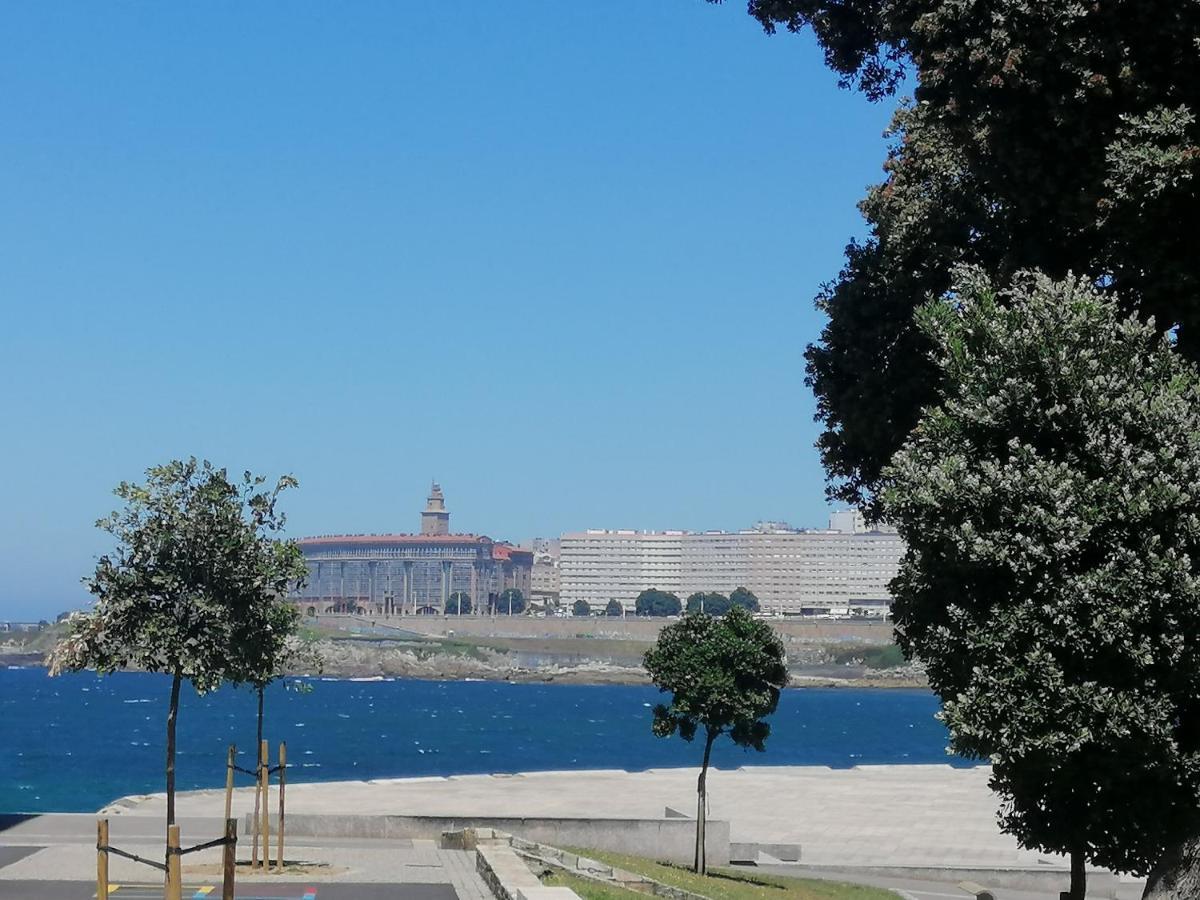 شقة Apartamento Costa Riazor Coruna آكورونيا المظهر الخارجي الصورة
