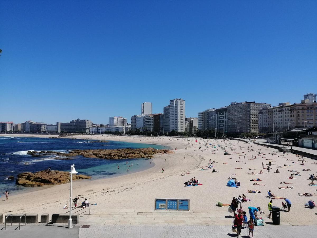 شقة Apartamento Costa Riazor Coruna آكورونيا المظهر الخارجي الصورة