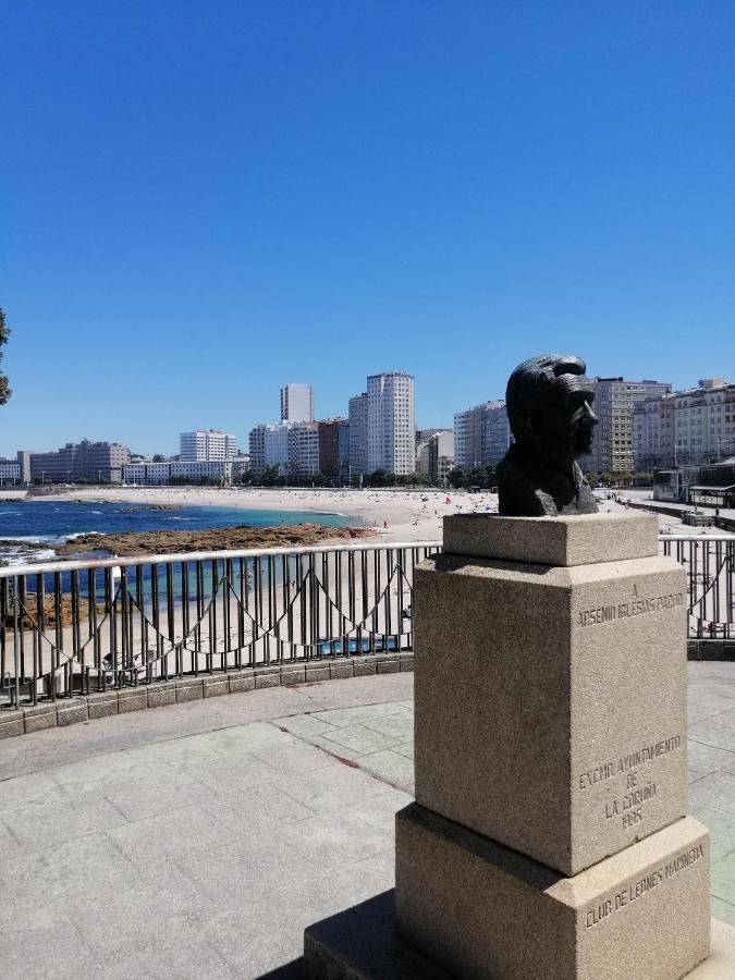 شقة Apartamento Costa Riazor Coruna آكورونيا المظهر الخارجي الصورة