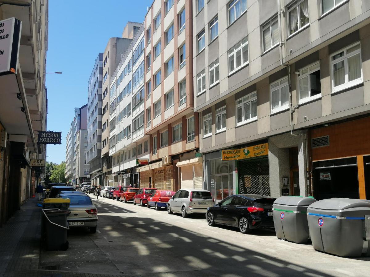 شقة Apartamento Costa Riazor Coruna آكورونيا المظهر الخارجي الصورة