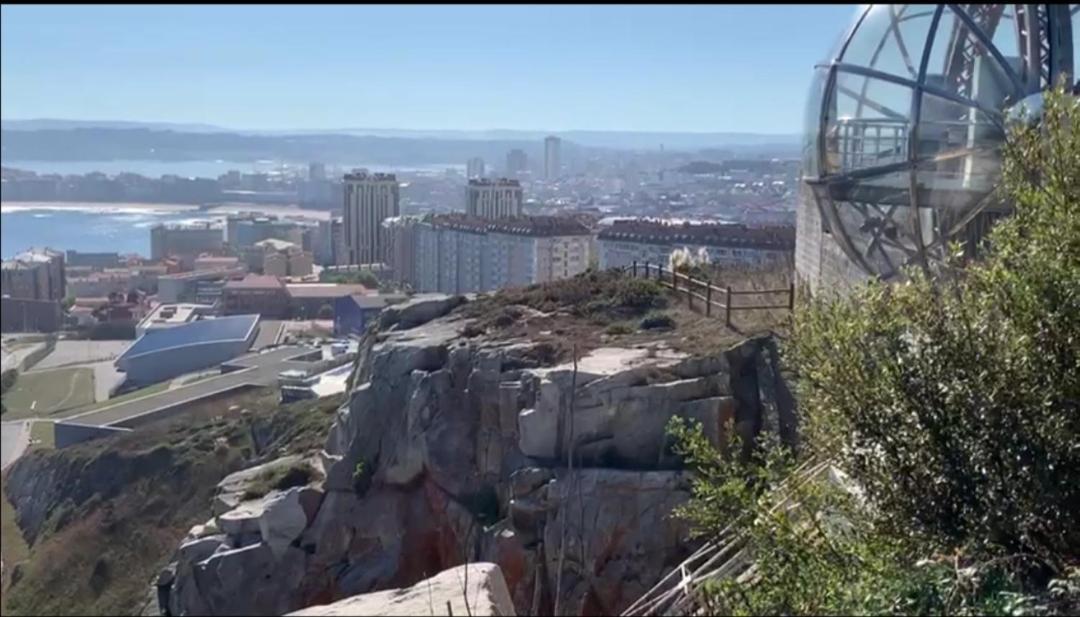 شقة Apartamento Costa Riazor Coruna آكورونيا المظهر الخارجي الصورة